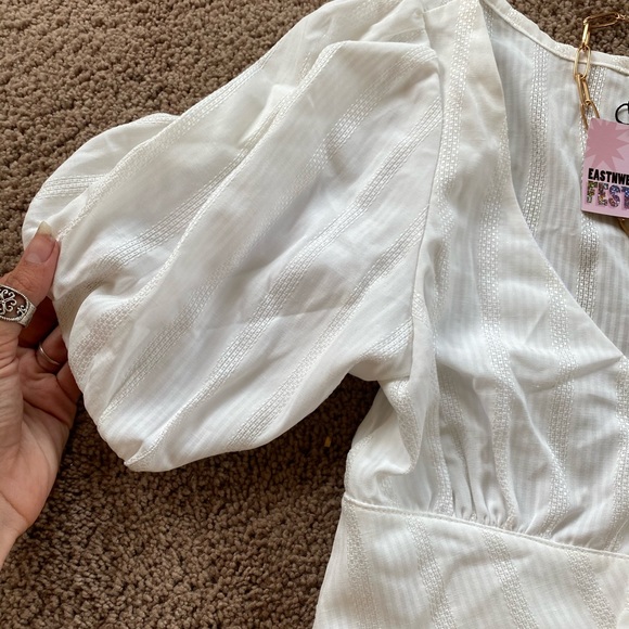 Boho puff sleeve crop top - Picture 8 of 13